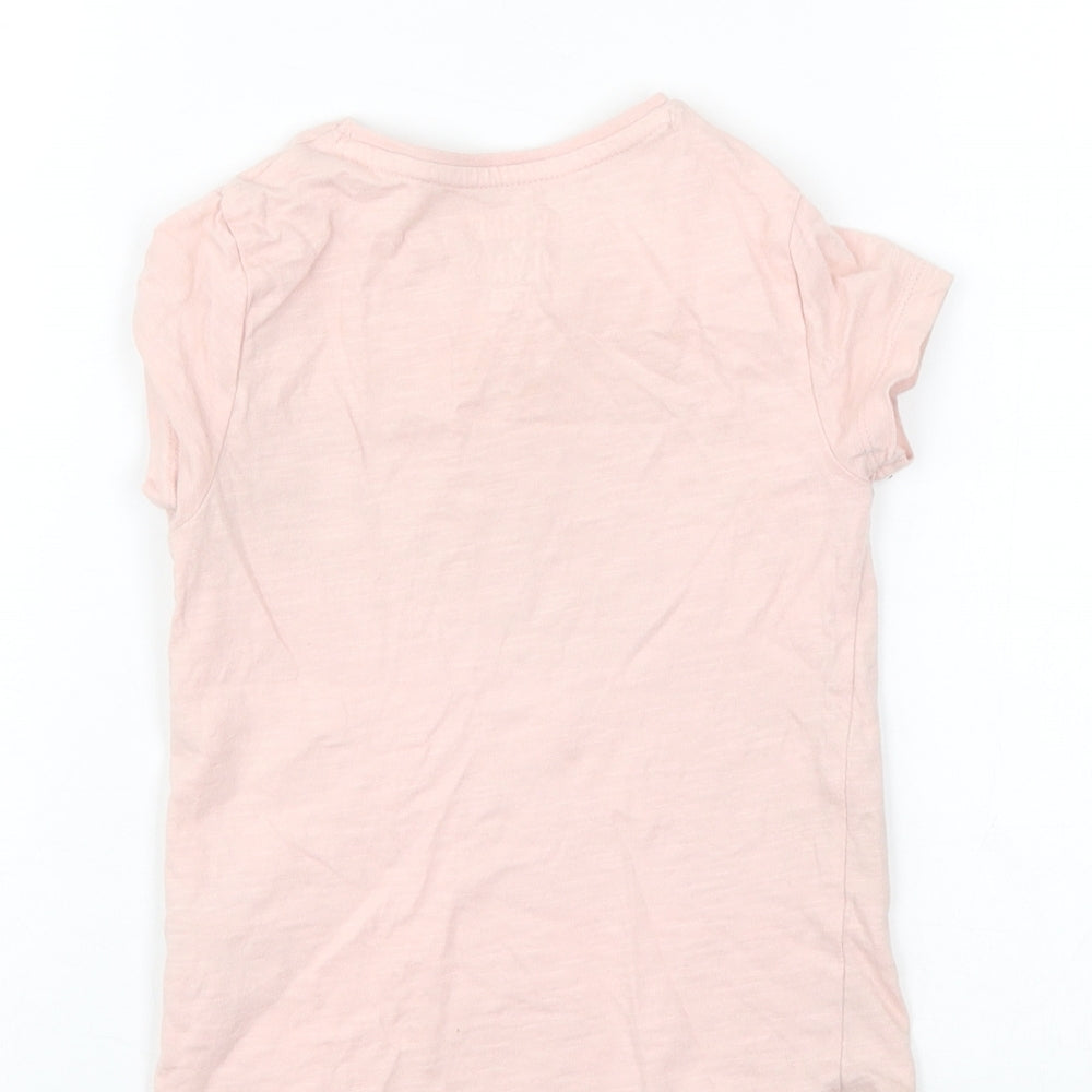 F&F Girls Pink   Basic T-Shirt Size 3-4 Years