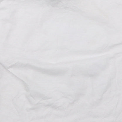 Preworn Boys White   Basic T-Shirt Size 3-4 Years  - Pudsey