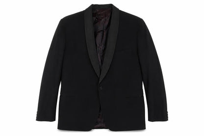 Burleigh Mens Black   Jacket Suit Jacket Size 38