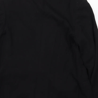 Burleigh Mens Black   Jacket Suit Jacket Size 38