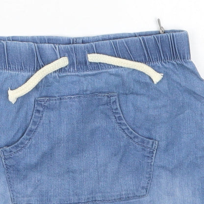TU Baby Blue  Denim Cropped Jeans Size 12-18 Months