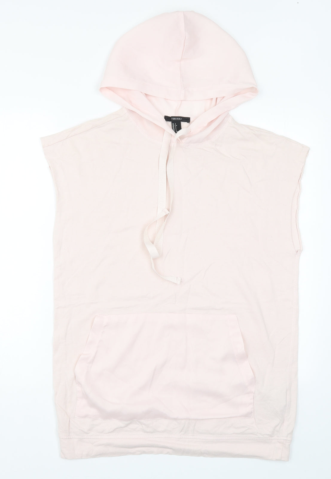 Womens UK Size S FOREVER 21 Pink Pullover Hoodie