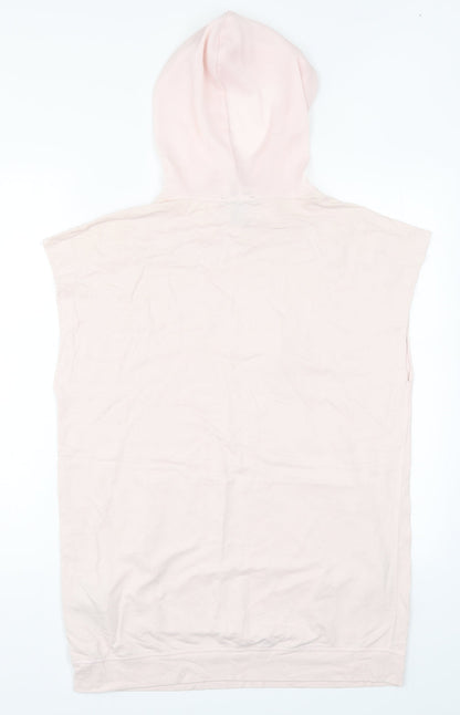 Womens UK Size S FOREVER 21 Pink Pullover Hoodie