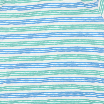 Nutmeg Boys Blue Striped  Basic T-Shirt Size 9-10 Years