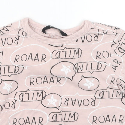 George Baby Pink   Basic T-Shirt Size 12-18 Months  - Roar