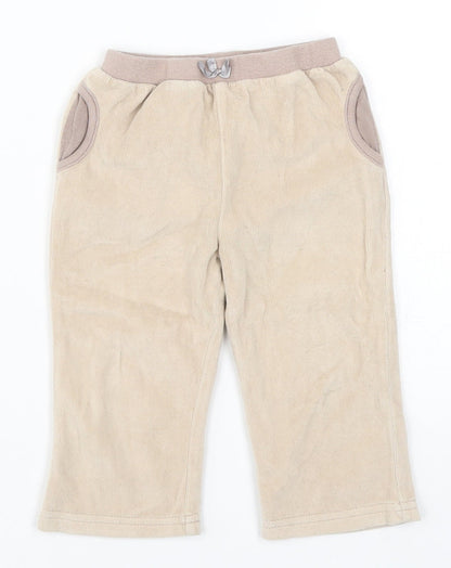 Cherokee Girls Beige   Sweatpants Trousers Size 9-12 Months