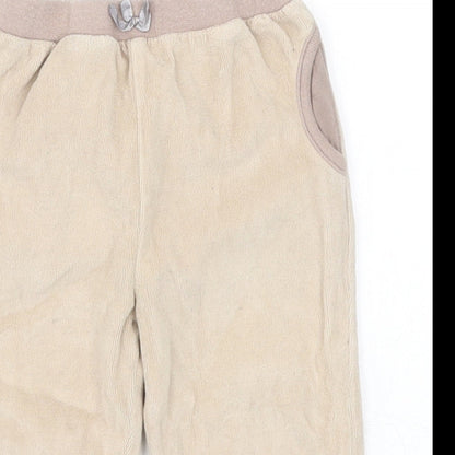Cherokee Girls Beige   Sweatpants Trousers Size 9-12 Months