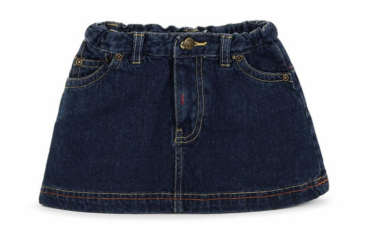 Original Marenesi Girls Blue  Denim A-Line Skirt Size 2 Years