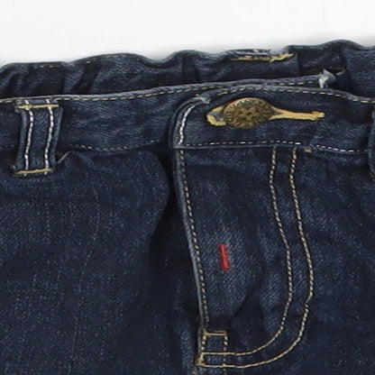 Original Marenesi Girls Blue  Denim A-Line Skirt Size 2 Years
