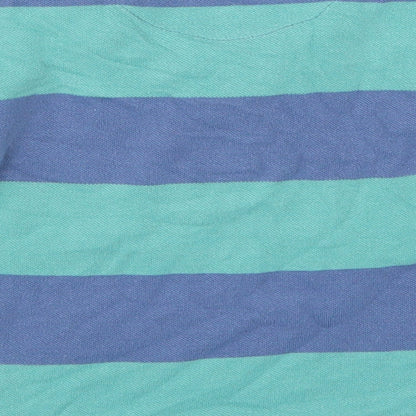 John Lewis Boys Blue Striped  Basic Polo Size 3 Years