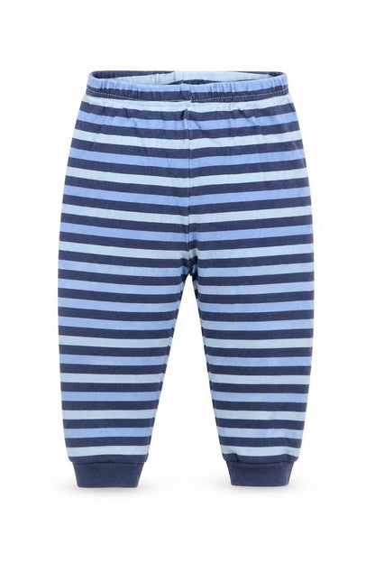 George Boys Blue Striped  Capri Pyjama Pants Size 9-12 Months