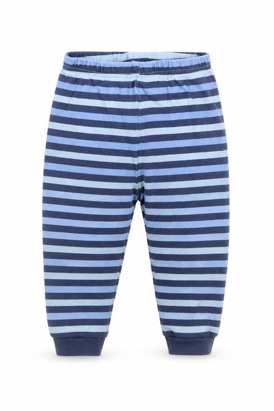George Boys Blue Striped  Capri Pyjama Pants Size 9-12 Months