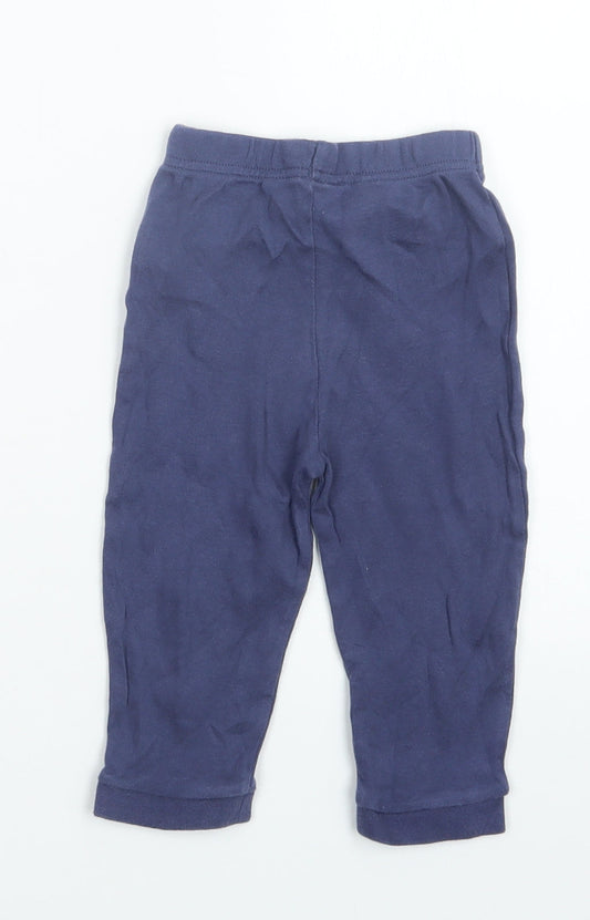 Nutmeg Boys Blue   Capri Trousers Size 12-18 Months