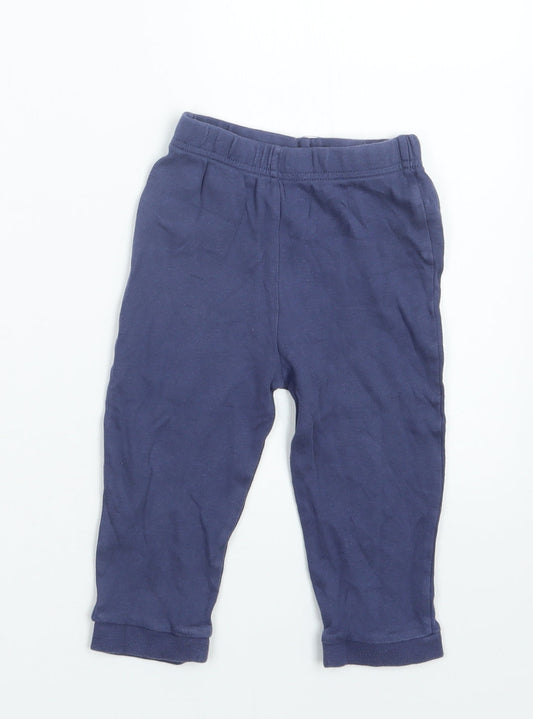 Nutmeg Boys Blue   Capri Trousers Size 12-18 Months