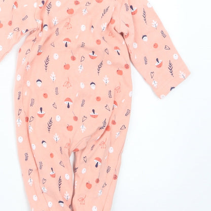 Sterling Girls Pink Geometric  Babydoll One Piece Size 0-3 Months