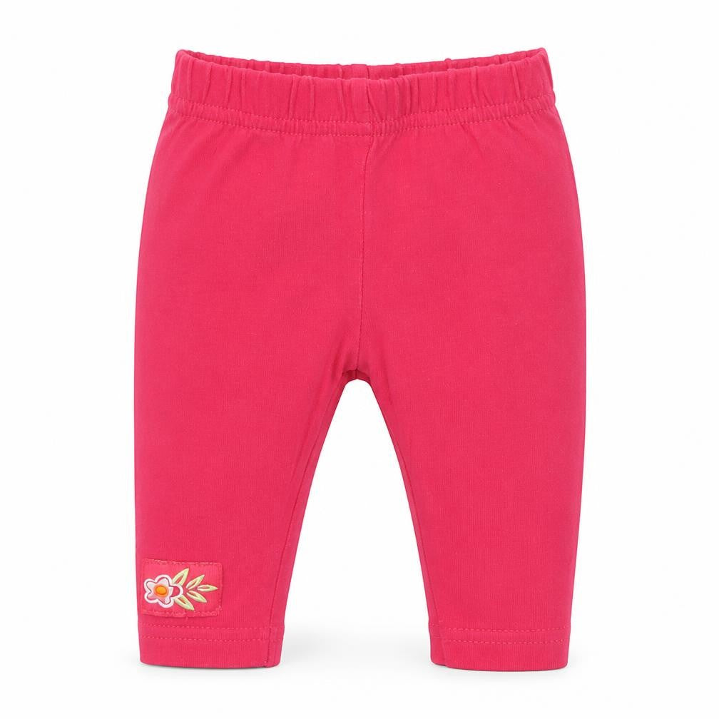 Front view of George girls’ pink capri trousers size newborn