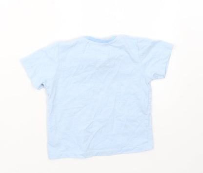 TU Boys Blue   Basic T-Shirt Size 9-12 Months