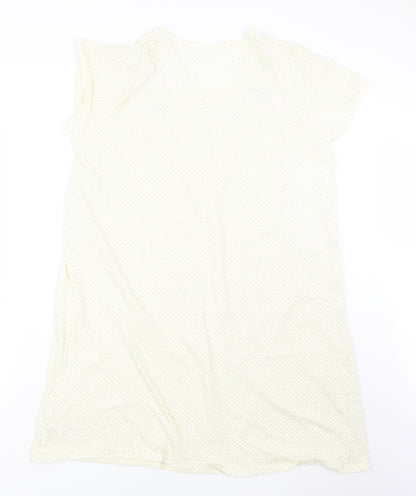 Marks and Spencer Womens Ivory Polka Dot  Top One Piece Size 12