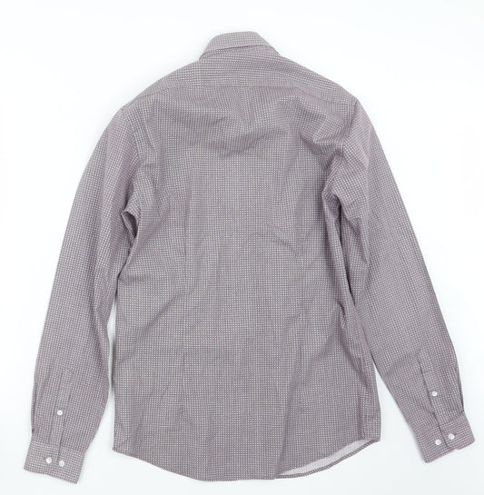 Debenhams Mens Purple    Button-Up Size 14.5