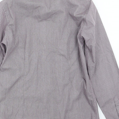 Debenhams Mens Purple    Button-Up Size 14.5