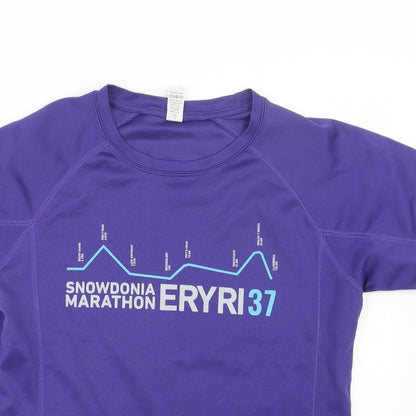 Roly Mens Purple   Basic T-Shirt Size S