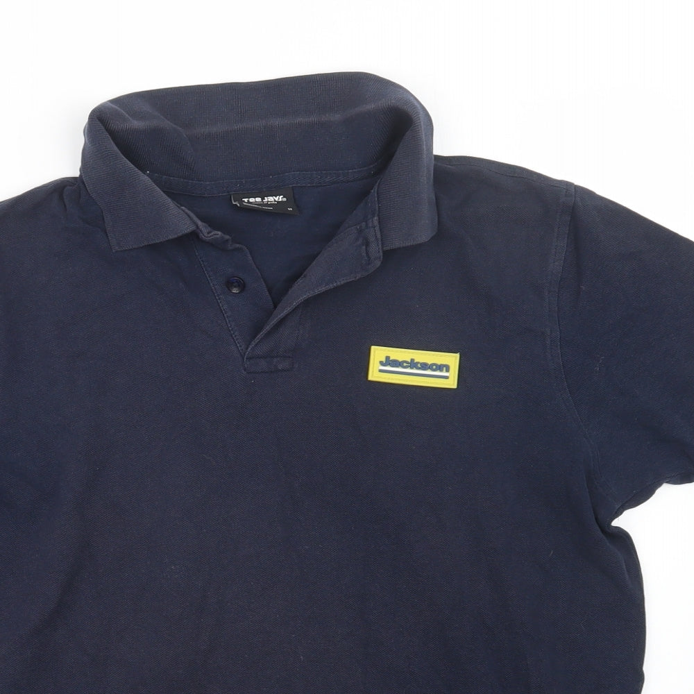 Tee-Jays Mens Blue    Polo Size M