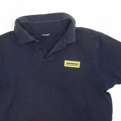 Tee-Jays Mens Blue    Polo Size M
