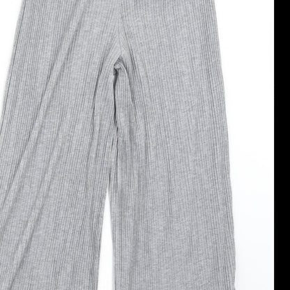 Womens UK Size 4 ASOS Regular Fit  Grey Trousers