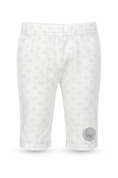 F&F Girls White Geometric  Capri Pyjama Set Size 0-3 Months  - Tatty Teddy