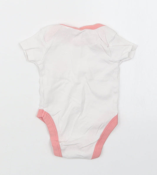 Lily & Dan Girls White   Babygrow One-Piece Size 0-3 Months