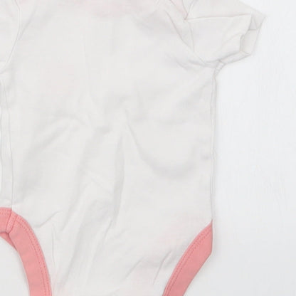 Lily & Dan Girls White   Babygrow One-Piece Size 0-3 Months