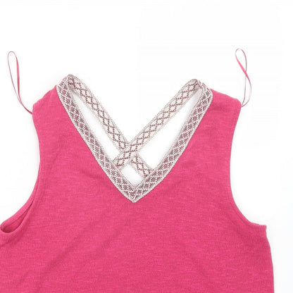 TU Womens Pink  Knit Pullover Jumper Size 16