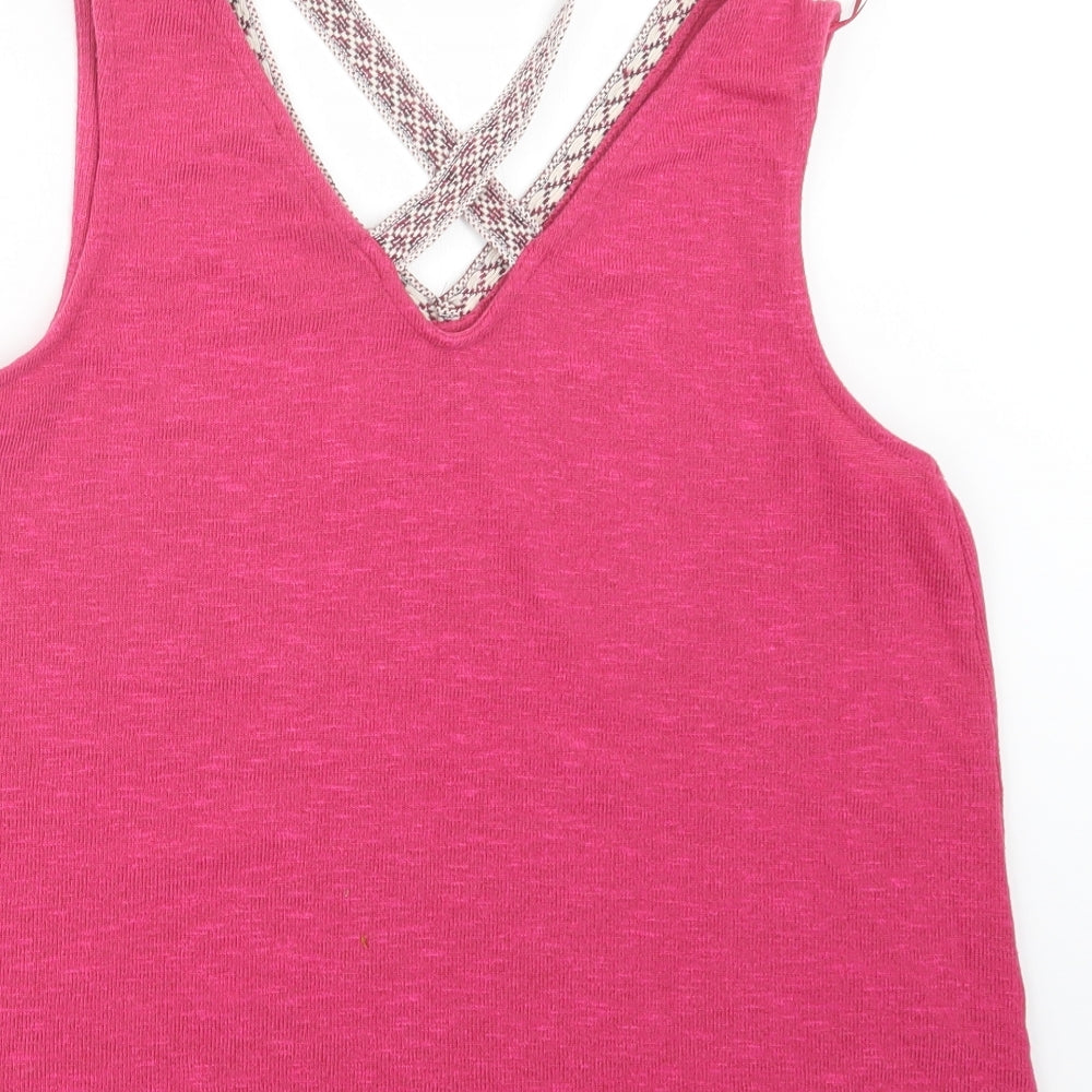 TU Womens Pink  Knit Pullover Jumper Size 16