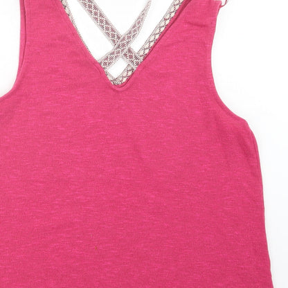 TU Womens Pink  Knit Pullover Jumper Size 16