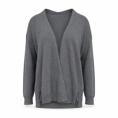 Womens UK Size L Retrology Grey Cardigan Jumper