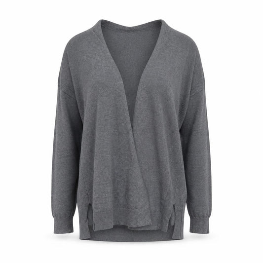 Womens UK Size L Retrology Grey Cardigan Jumper