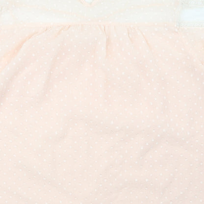 Womens UK Size 14 New Look Maternity Pink Basic Blouse