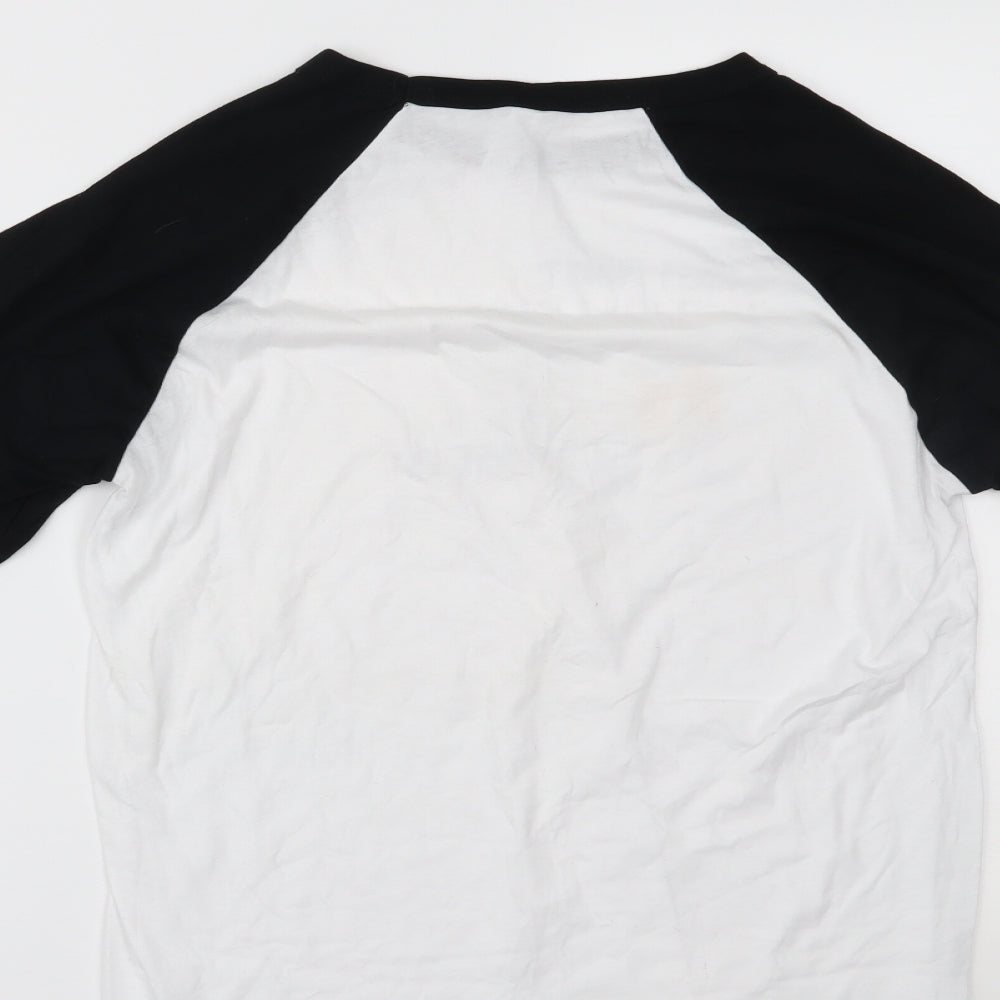 Womens UK Size L Bella + Canvas White Basic T-Shirt