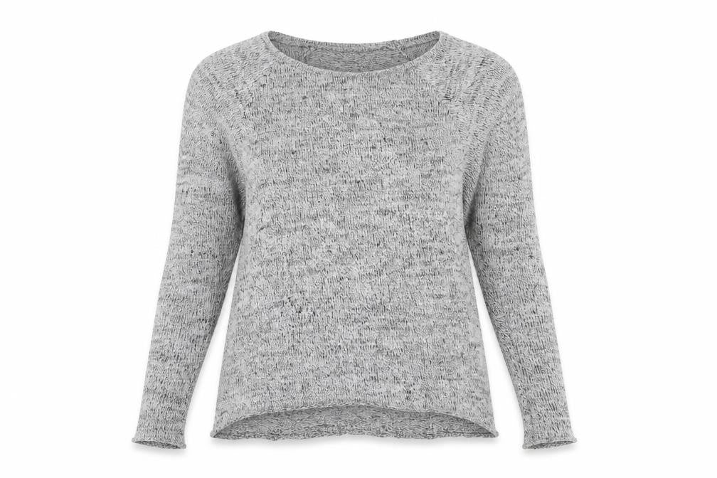 Womens UK Size 8 Topshop Grey Basic Blouse
