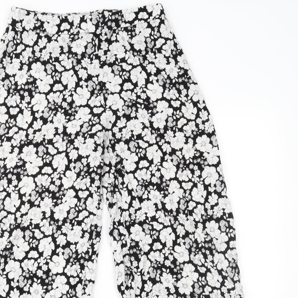 New Look Womens Multicoloured Floral  Trousers  Size 12 L22 in