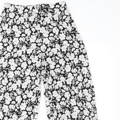New Look Womens Multicoloured Floral  Trousers  Size 12 L22 in
