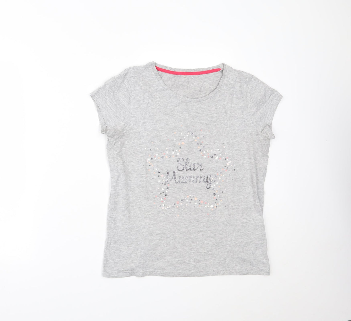 George Womens Grey   Basic T-Shirt Size 10