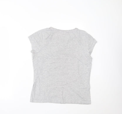 George Womens Grey   Basic T-Shirt Size 10