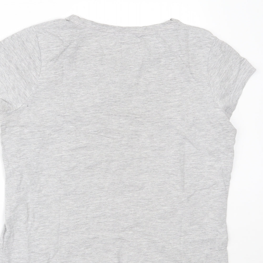 George Womens Grey   Basic T-Shirt Size 10
