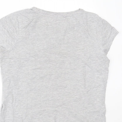 George Womens Grey   Basic T-Shirt Size 10
