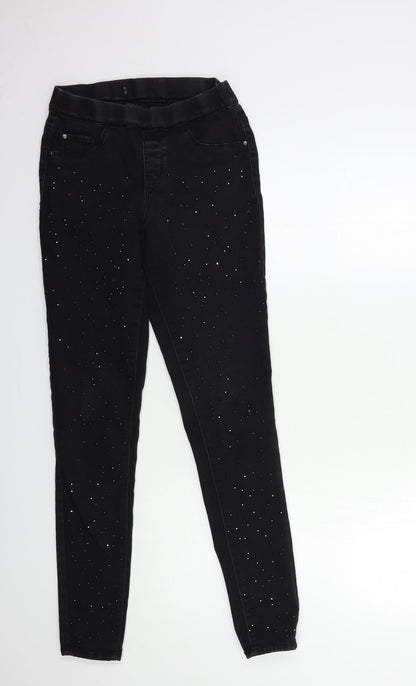 Womens UK Size 26 in Preworn Regular Fit Jegging Black Jeans