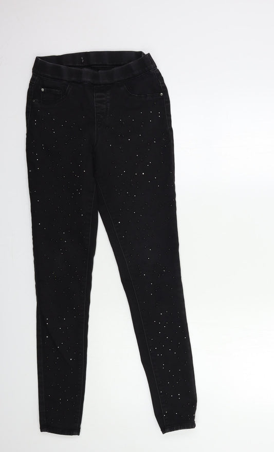 Womens UK Size 26 in Preworn Regular Fit Jegging Black Jeans