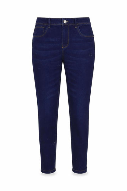 Womens UK Size 14 Denim & Co. Regular Fit Skinny Blue Jeans