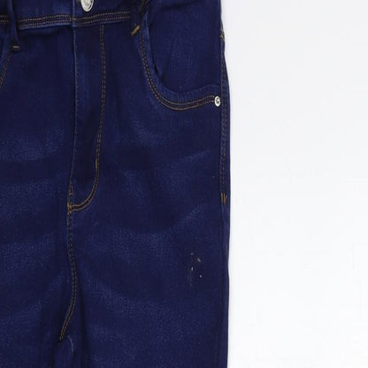 Denim & Co. Womens Blue  Denim Skinny Jeans Size 14 L25 in