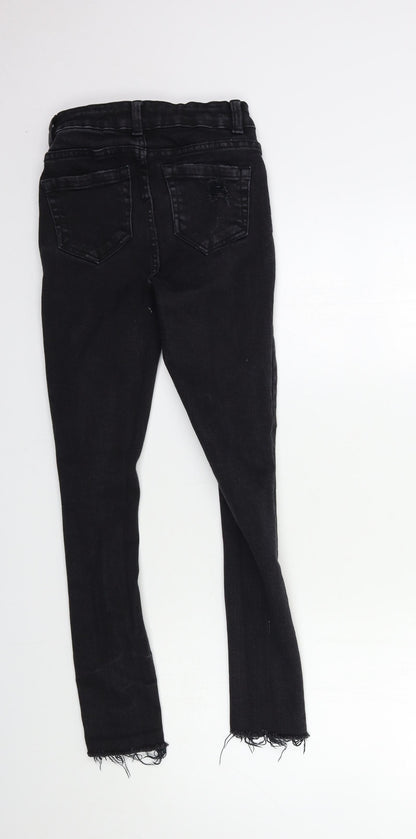 New Look Girls Black  Denim Skinny Jeans Size 12 Years